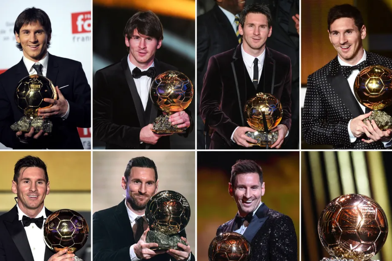 Messi ganha a oitava bola de ouro