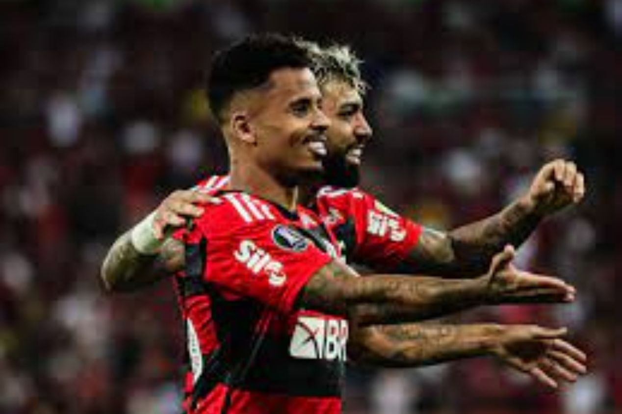 Allan em ação pelo Flamengo