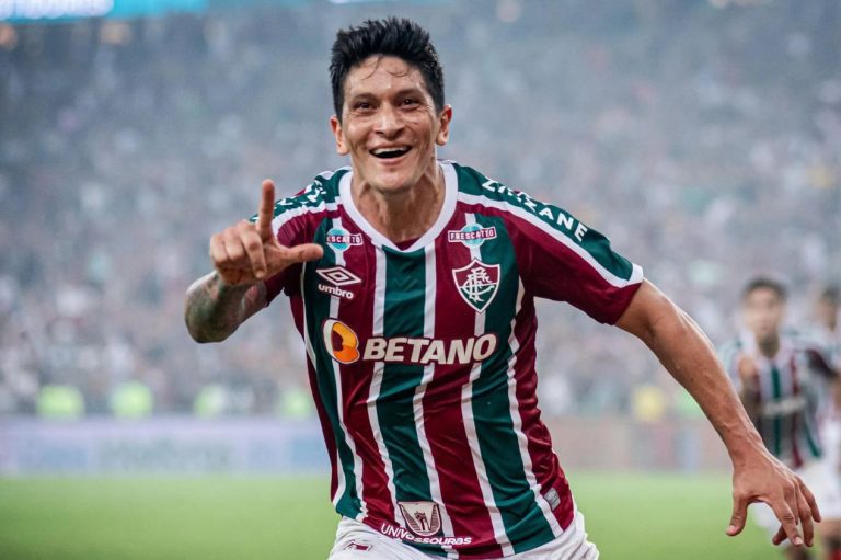 Germán Cano fez o gol da classificação do Fluminense para a final da Copa Libertadores da América