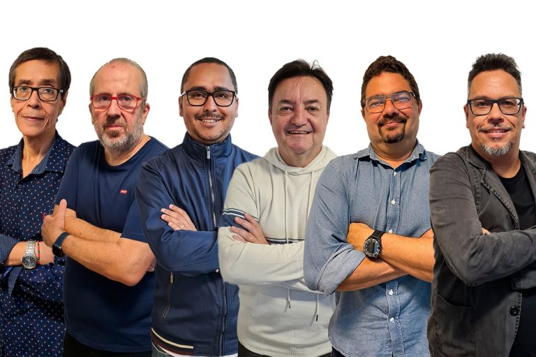 André Luoz, Carlos Borges, Cassiano Carvalho, Fernando Bonan, Rodrigo Campos e Wilson Pimentel comandam o Futebol Emoção da Rádio Manchete