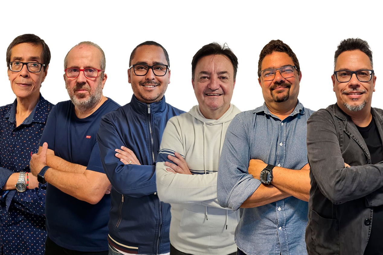 André Luoz, Carlos Borges, Cassiano Carvalho, Fernando Bonan, Rodrigo Campos e Wilson Pimentel comandam o Futebol Emoção da Rádio Manchete