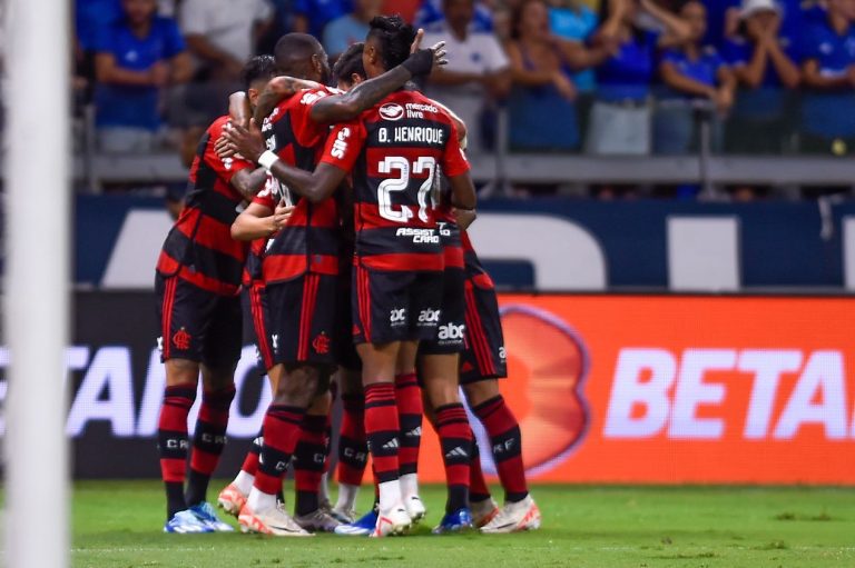 Bruno Henrique em ação pelo Flamengo