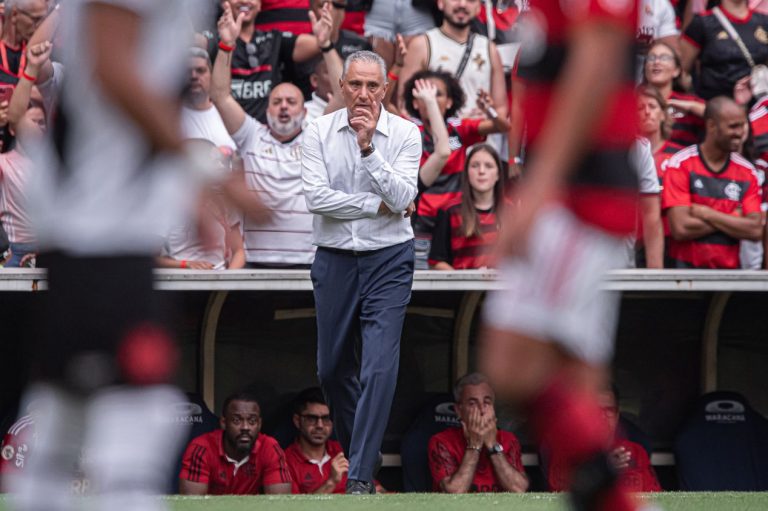 Tite em cação pelo Flamengo