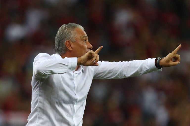 Tite em ação pelo Flamengo