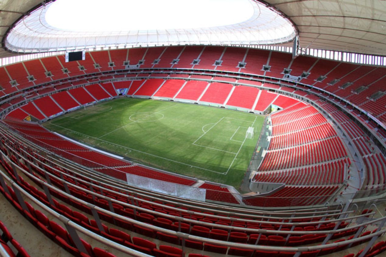 Flamengo enfrentou o Santos no Estádio Nacional Mané Garrincha