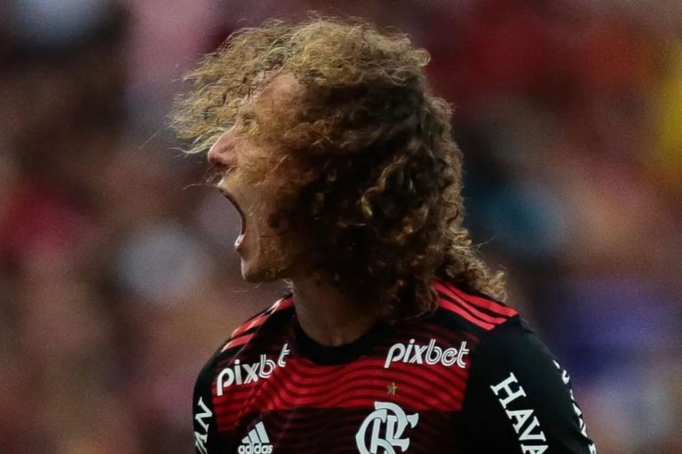 David Luiz em ação pelo Flamengo